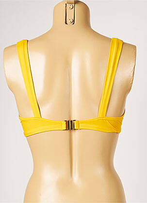 Sutien de costum de baie elasticitate galben LIVIA femeie