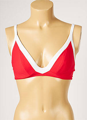 Sutien de costum de baie roșu LIVIA femeie