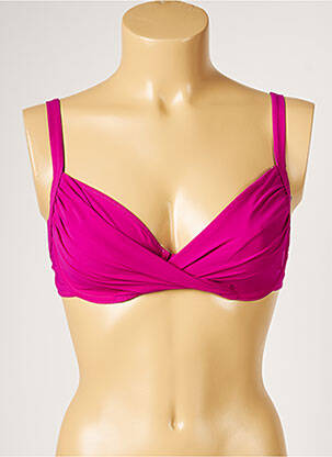 Sutien de costum de baie bretele elastice reglabile violet LIVIA femeie