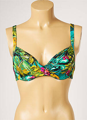 Sutien de costum de baie elasticitate verde LIVIA femeie