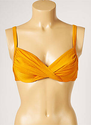 Sutien de costum de baie galben LIVIA femeie