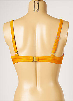 Sutien de costum de baie elasticitate galben LIVIA femeie