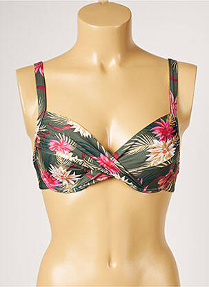 Sutien de costum de baie elasticitate verde LIVIA femeie