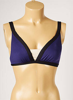 Sutien de costum de baie top sutien modelat top sutien modelat albastru LIVIA femeie