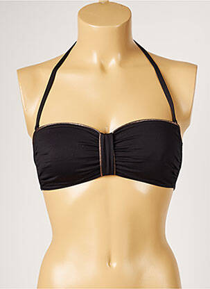 Sutien de costum de baie top sutien modelat top sutien modelat negru LIVIA femeie