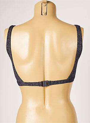 Sutien de costum de baie elasticitate top sutien modelat gri LIVIA femeie