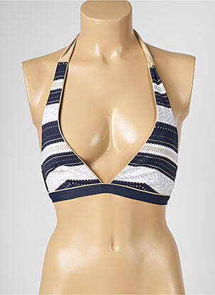 Sutien de costum de baie elasticitate albastru LIVIA femeie
