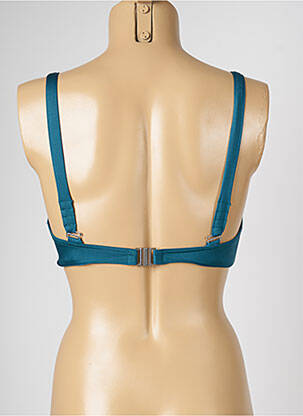 Sutien de costum de baie bretele elastice reglabile albastru LIVIA femeie