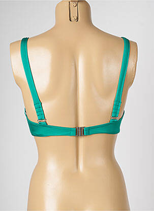 Sutien de costum de baie bretele elastice reglabile verde LIVIA femeie
