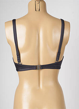 Sutien de costum de baie bretele elastice reglabile gri LIVIA femeie