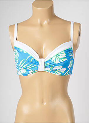 Sutien de costum de baie elasticitate albastru LIVIA femeie