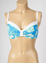 Sutien de costum de baie elasticitate albastru LIVIA femeie