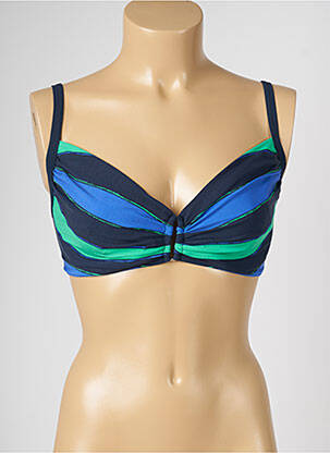 Sutien de costum de baie elasticitate albastru LIVIA femeie