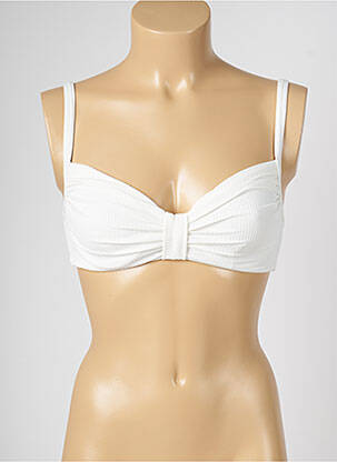 Sutien de costum de baie elasticitate alb LIVIA femeie