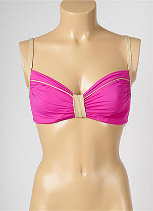 Sutien de costum de baie elasticitate roz LIVIA femeie