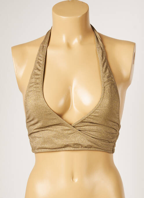 Sutien de costum de baie galben LIVIA femeie