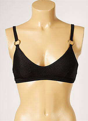 Sutien de costum de baie top sutien modelat top sutien modelat negru LIVIA femeie