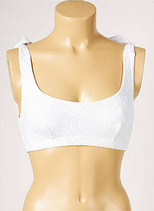 Sutien de costum de baie alb LIVIA femeie