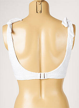 Sutien de costum de baie elasticitate alb LIVIA femeie