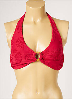 Sutien de costum de baie roșu LIVIA femeie