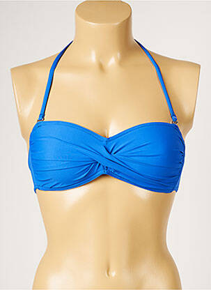 Sutien de costum de baie top sutien modelat top sutien modelat albastru LIVIA femeie