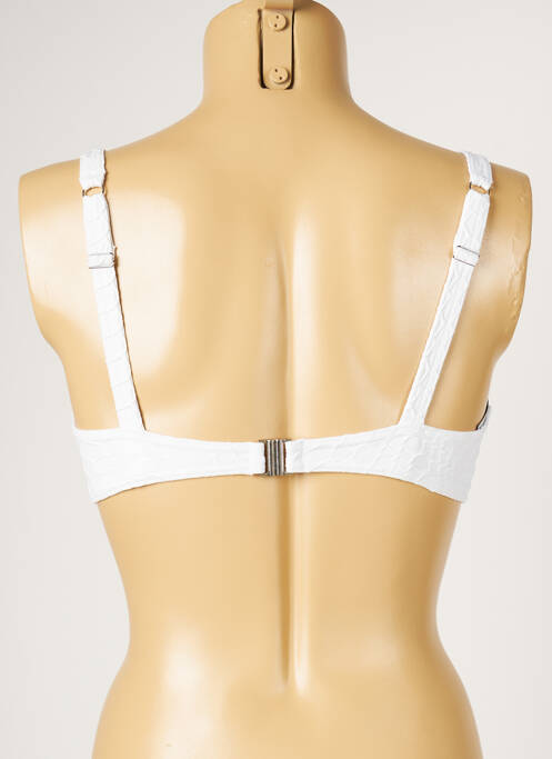 Sutien de costum de baie alb LIVIA femeie