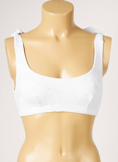 Sutien de costum de baie alb LIVIA femeie