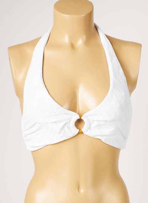 Sutien de costum de baie alb LIVIA femeie