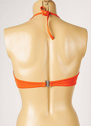 Sutien de costum de baie top sutien modelat top sutien modelat portocalie LIVIA femeie