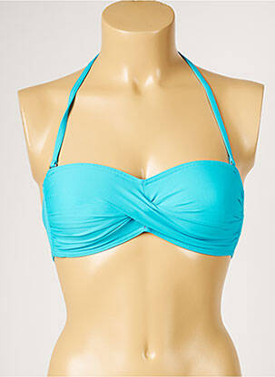Sutien de costum de baie top sutien modelat top sutien modelat albastru LIVIA femeie