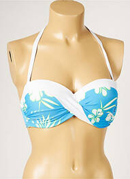 Sutien de costum de baie top sutien modelat top sutien modelat albastru LIVIA femeie