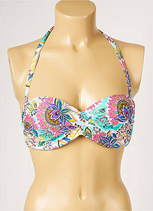 Sutien de costum de baie top sutien modelat top sutien modelat roz LIVIA femeie