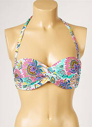 Sutien de costum de baie top sutien modelat top sutien modelat roz LIVIA femeie