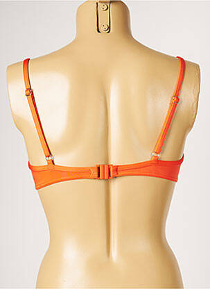 Sutien de costum de baie top sutien modelat top sutien modelat portocalie LIVIA femeie