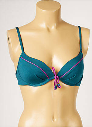 Sutien de costum de baie top sutien modelat top sutien modelat albastru LIVIA femeie