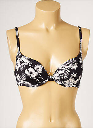 Sutien de costum de baie top sutien modelat top sutien modelat negru LIVIA femeie
