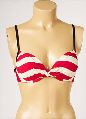 Sutien de costum de baie top sutien modelat top sutien modelat roșu LIVIA femeie