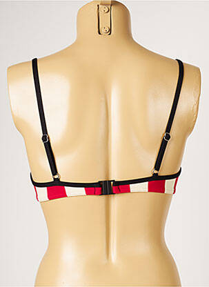 Sutien de costum de baie top sutien modelat top sutien modelat roșu LIVIA femeie