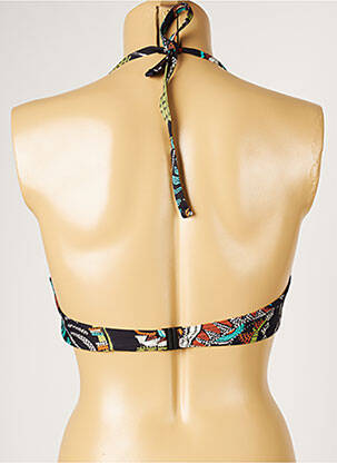 Sutien de costum de baie elasticitate top bentiță negru LIVIA femeie