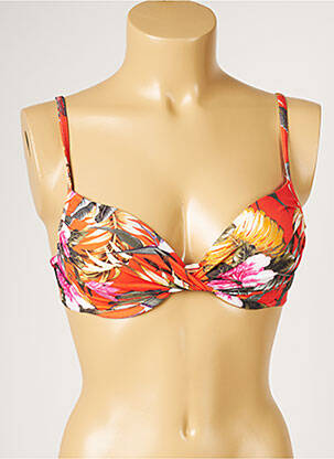 Sutien de costum de baie elasticitate top sutien modelat portocalie LIVIA femeie