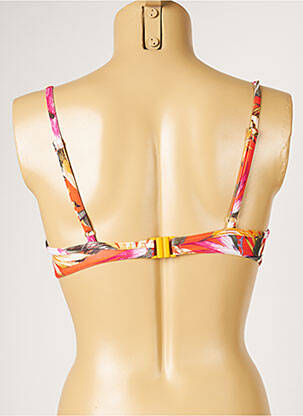 Sutien de costum de baie elasticitate top sutien modelat portocalie LIVIA femeie