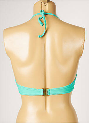 Sutien de costum de baie elasticitate sutien balconet cu decolteu înalt verde LIVIA femeie