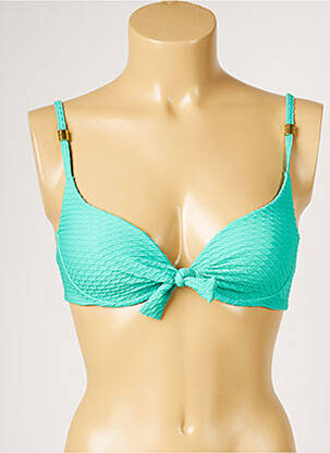 Sutien de costum de baie elasticitate top sutien modelat verde LIVIA femeie
