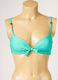Sutien de costum de baie elasticitate top sutien modelat verde LIVIA femeie