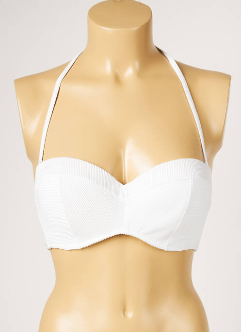 Sutien de costum de baie alb LIVIA femeie