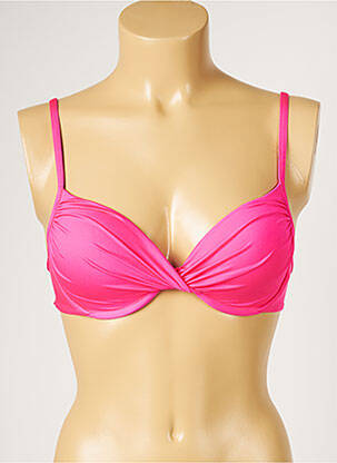 Sutien de costum de baie elasticitate top sutien modelat roz LIVIA femeie