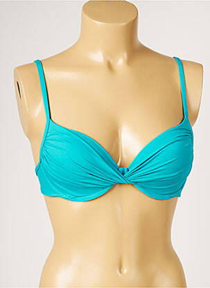 Sutien de costum de baie elasticitate top sutien modelat albastru LIVIA femeie