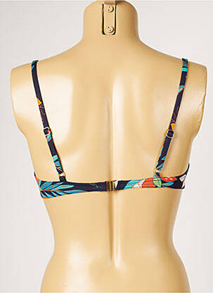 Sutien de costum de baie elasticitate top sutien modelat albastru LIVIA femeie