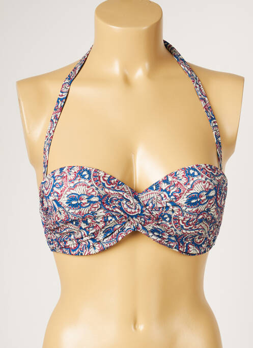 Sutien de costum de baie albastru LIVIA femeie