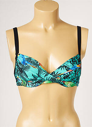 Sutien de costum de baie elasticitate albastru LIVIA femeie